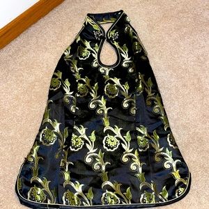 Shanghai SOHO top. Black with green paisley. New never worn.